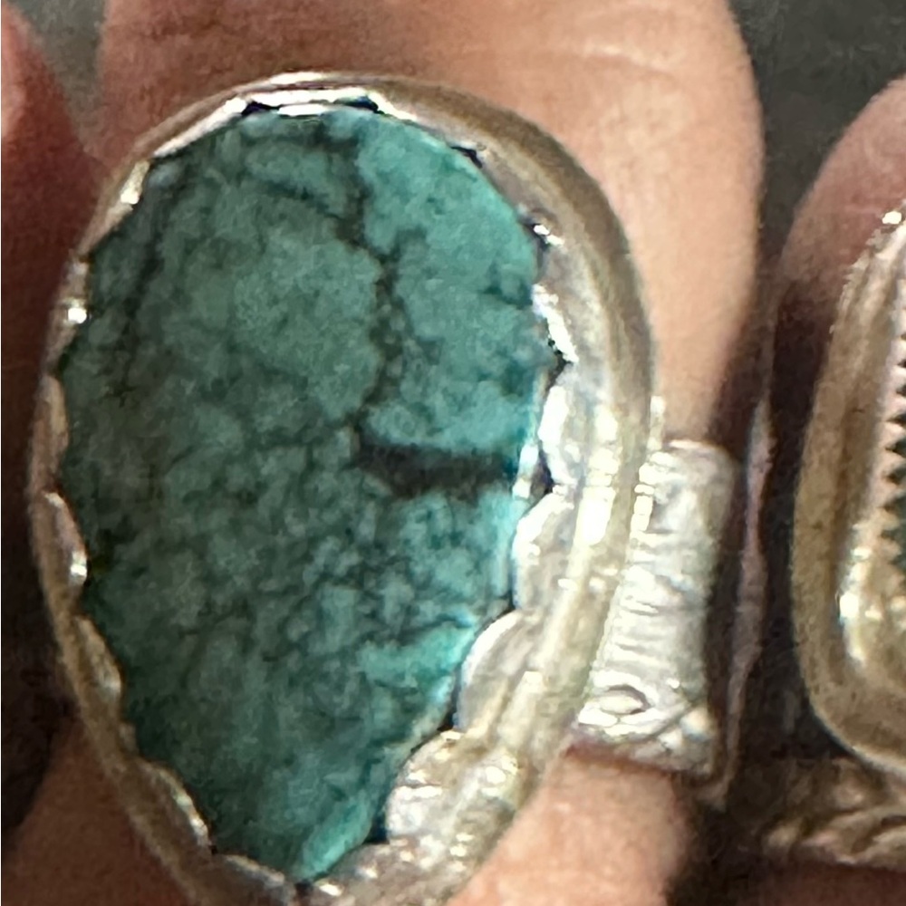 Kingman Turquoise Darling, Silver Ring - image 7